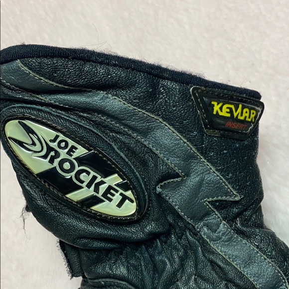 Joe Rocket leather riding gloves - Picture 2 of 4